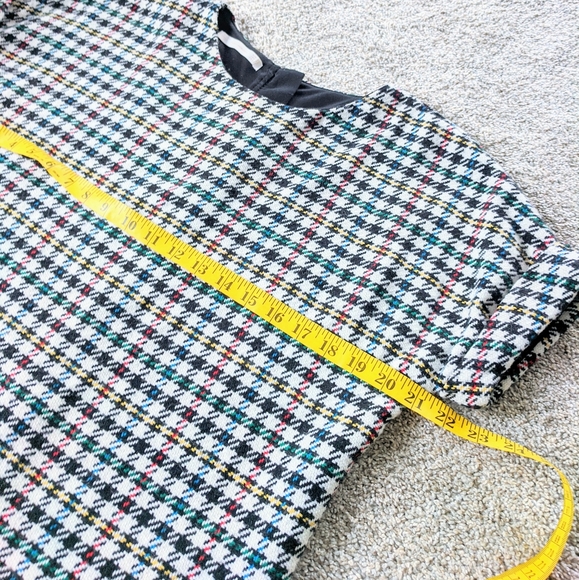⭐Zara Trafaluc Collection Colorful Houndstooth Dress 6⭐ - Picture 13 of 14